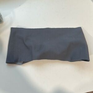 Bondiband headband sweatband for running walking - gray solid